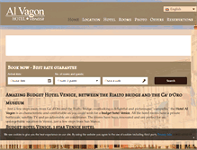 Tablet Screenshot of hotelalvagon.com